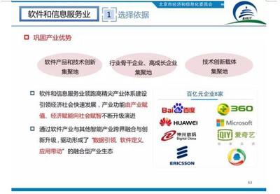 北京十大高精尖产业布局重点之软件服务 赋能数字经济，引领创新发展